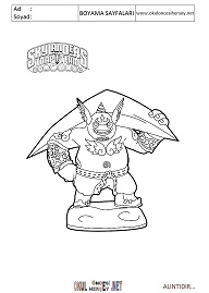 Skylanders boyama sayfaları